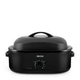Aroma® 18Qt. Roaster Oven with HighDome Lid, Black