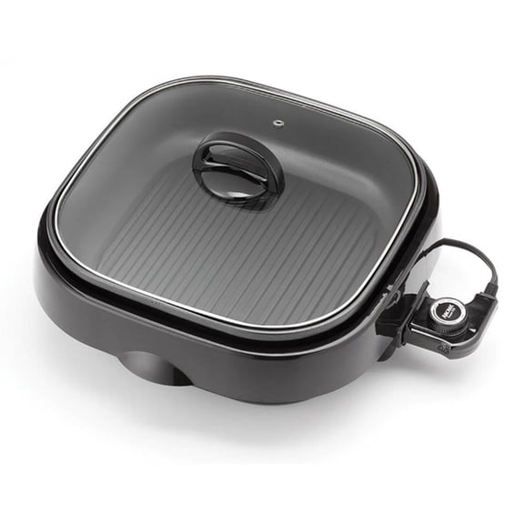 Aroma 4Qt. Grillet 3-in-1 Electric Indoor Grill, Skillet