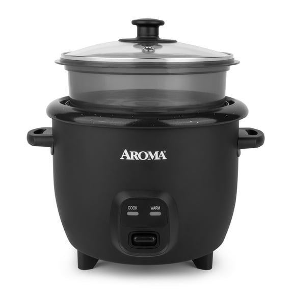 Aroma® 6-Cup (Cooked) Rice Cooker and Food Steamer (ARC-863UB)