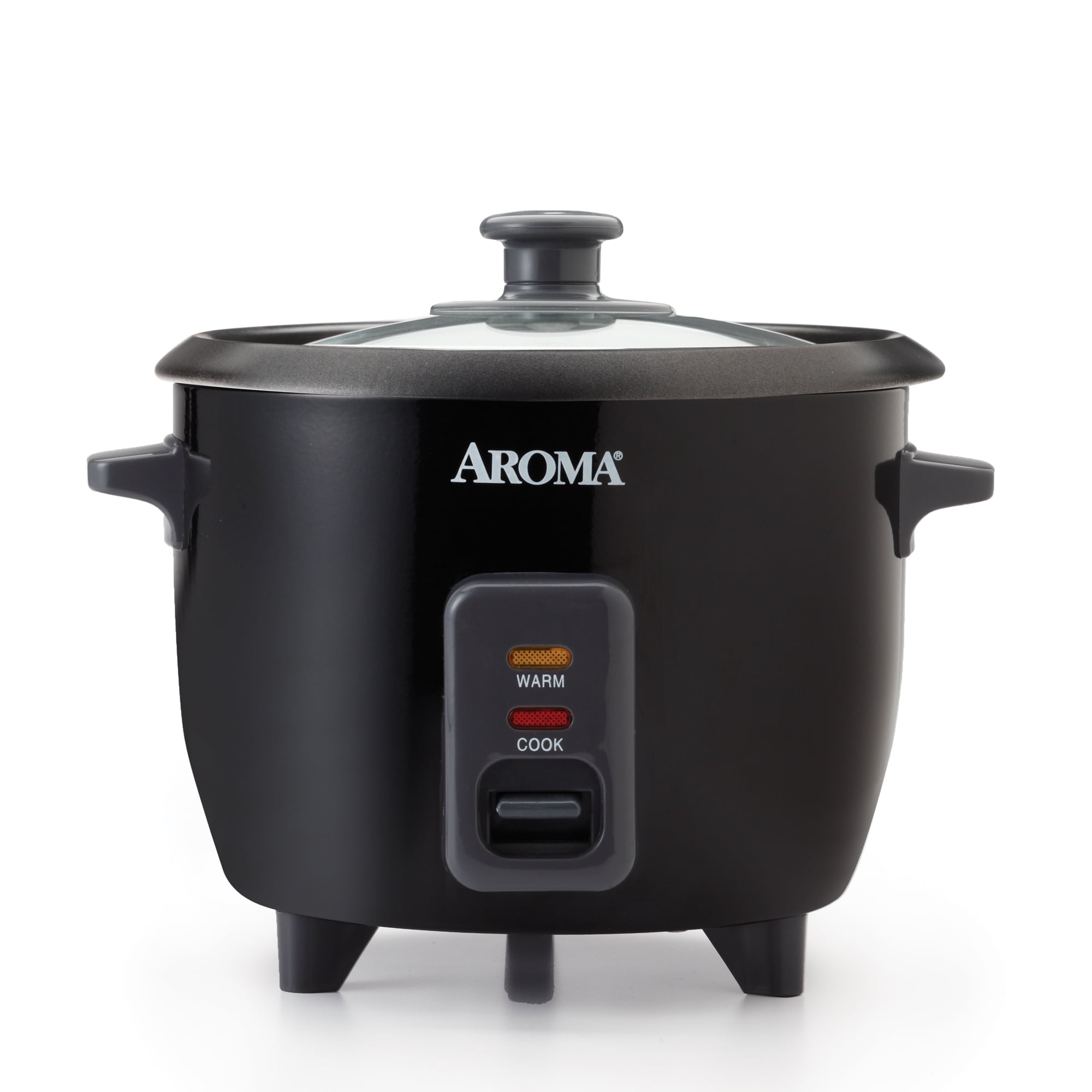 Aroma 1.5 Quart Black Electric Non-Stick Rice Cooker