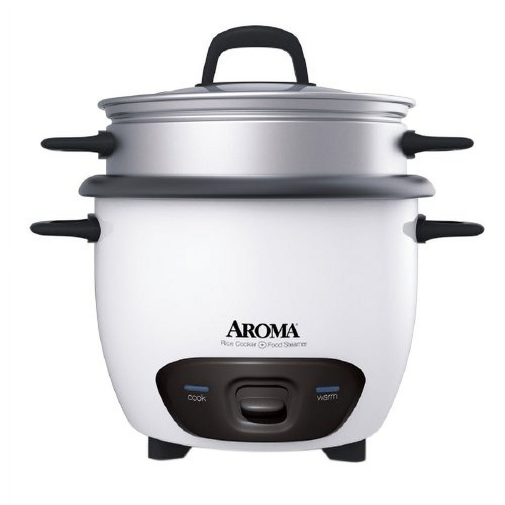 Mirama Enterprises ARC363NG Aroma 6Cup PotStyle Rice Cooker White