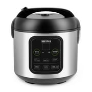 Aroma® 8-Cup (Cooked)/2Qt. Digital Rice & Grain Multicooker, Black, New, ARC-994SB