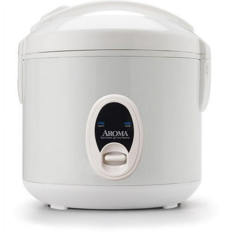 Aroma 8 Cup Cooked Rice Cooker and Food Steamer