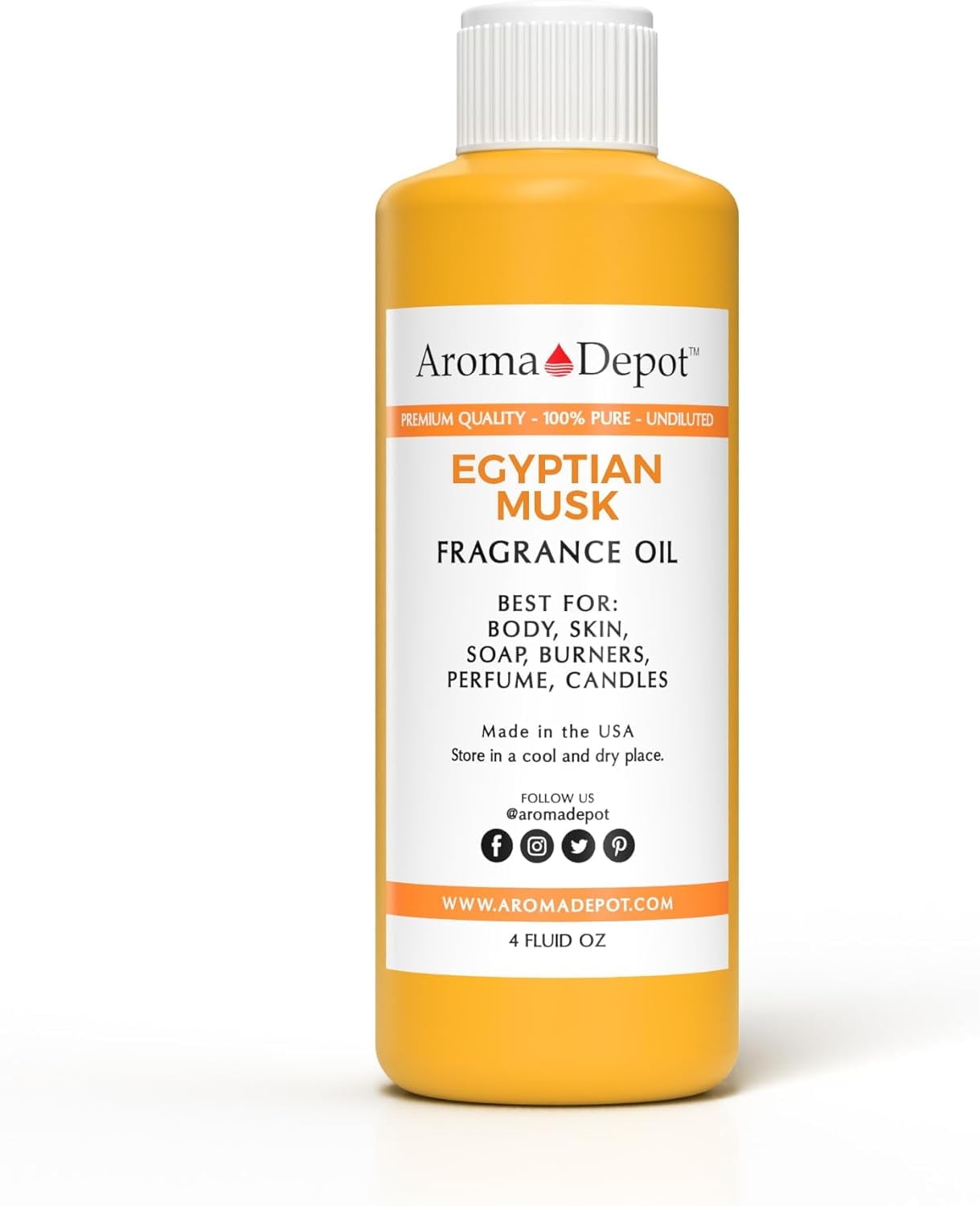 Aroma Depot Egyptian Musk 4 oz Fragrance Oil – Long-Lasting Scented Oil ...