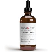 Aroma Depot Egyptian Musk Fragrance Oil 4 fl oz Soft Clean Musk Aroma for Candle Making, Soap Making, Diffusers, and Everyday Home Scent