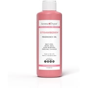 Aroma Depot Strawberry Fragrance Oil, 8 fl oz, Sweet Fruit Scent, for Candles, Soap Making & Diffusers