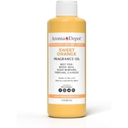 Aroma Depot Sweet Orange 4 oz Fragrance Oil   Long-Lasting Scented Oil for Candles, Diffusers, Body Butters, Lotions & DIY Crafts