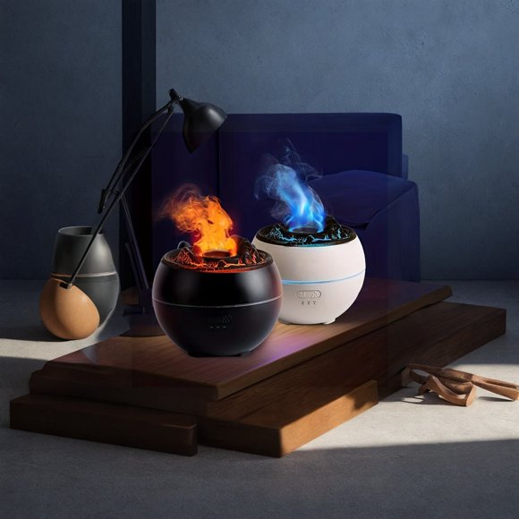 Aroma Diffuser Large Capacity USB Humidifier with Ambient Night Light, Cool Mist Diffuser for Bedroom Home, Easter Decor , Valentines Day Gifts, 1Pcs Black