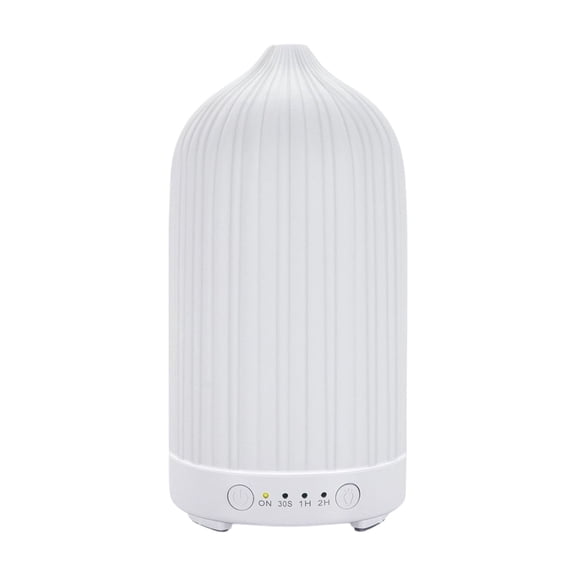 Aroma DiffuserforHome, Diffuser Humidifier, Ultrasonic Diffuser, Led Light, Ribbed Ceramic Texture, Air Moisture, Living Spaces, 1 Unit