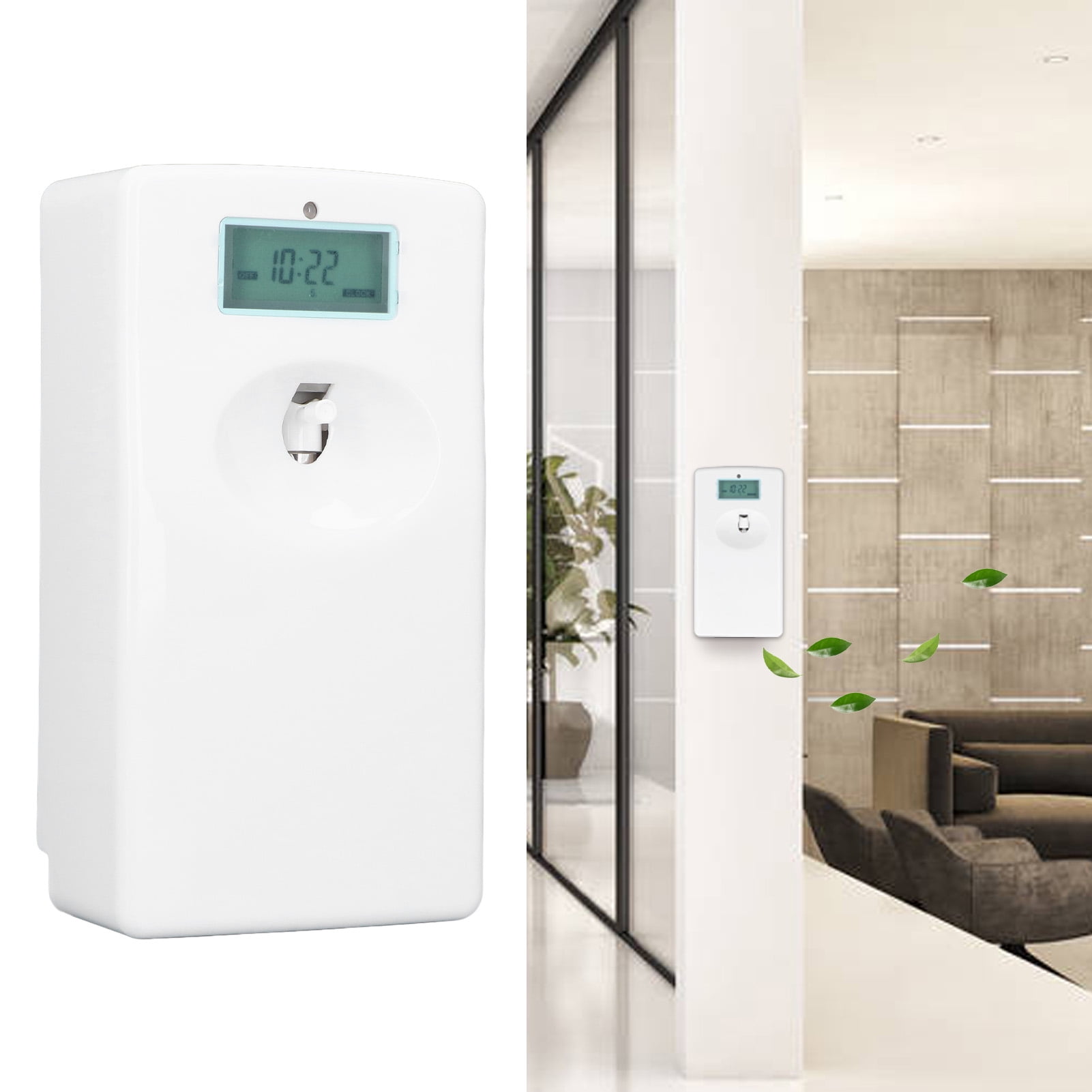 Aroma Dispenser, 24 Hours Operation Plastic Durable Automatic Perfume Dispenser Light Indication