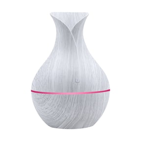 Aroma Essential Oil Diffuser with 7 Color LED Lights USB Ultrasonic Humidifier for Home Office Yoga Spa Aromatherapy Relaxation 130ml Water Capacity Quiet Operation