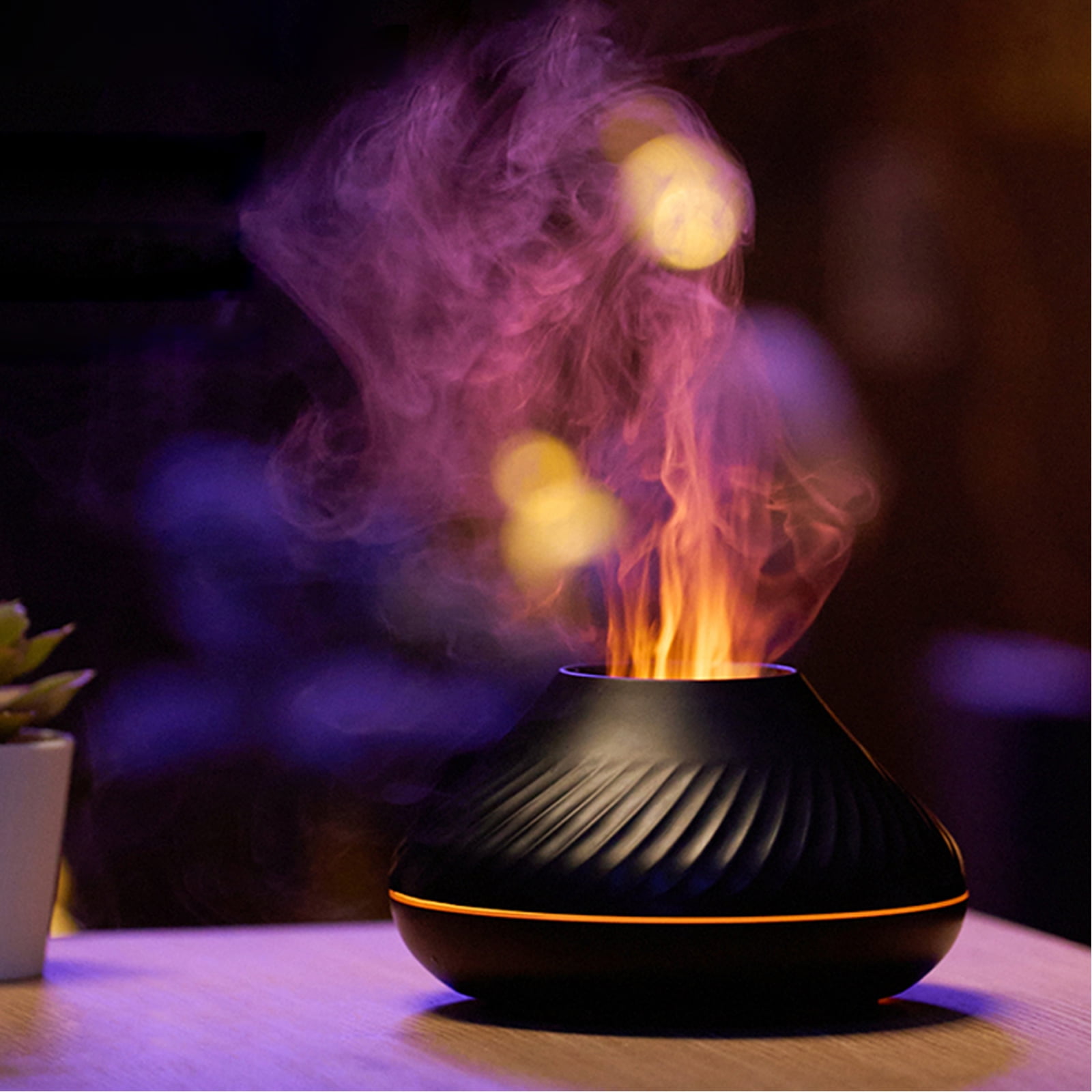 Fire Volcano Shape Ultrasonic Essential Oil Aromatherapy Air Flame Volcano  Aroma Diffuser - China Volcano Aroma Diffuser and Aroma Diffuser price