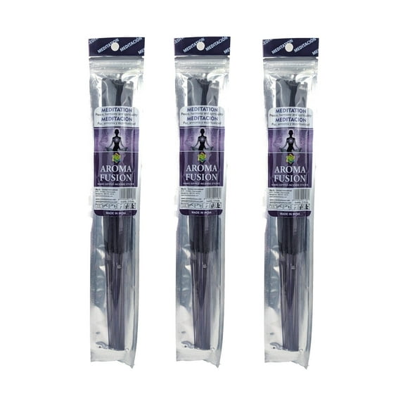Aroma Fusion 11" Hand Dipped Premium Incense 3-Pack (10-Sticks Per Pack) - Choose Your Scent