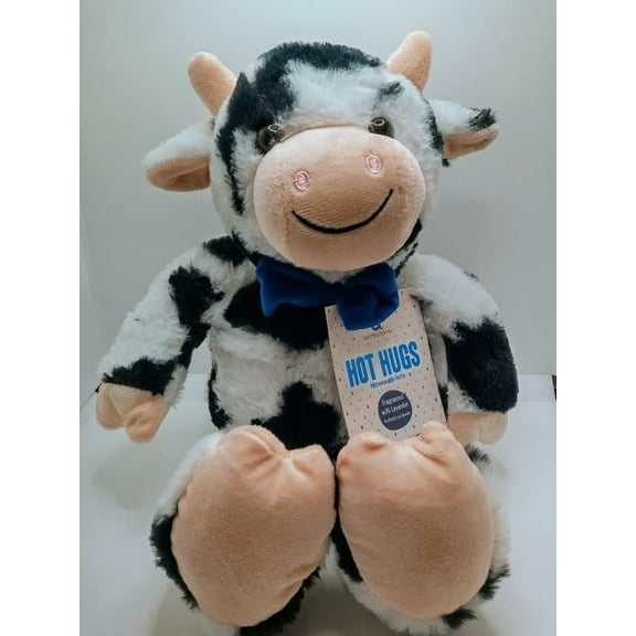 Aroma Home Hot Hugs Cow Microwaveable Hottie Lavender Fragranced