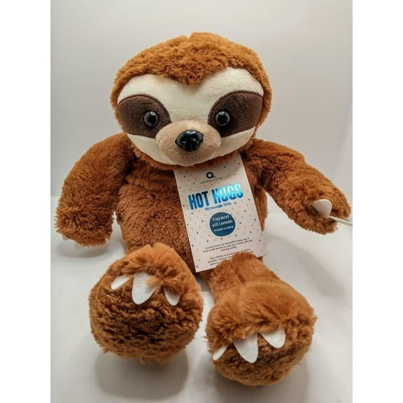 Aroma Home Hot Hugs Sloth Microwaveable Hottie Lavender Fragranced
