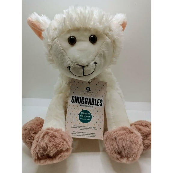 Aroma Home Snuggables Sheep Microwaveable Hottie Lavender Fragranced