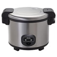 thumbnail image 1 of aroma housewares 60-cup (cooked) (30-cup uncooked) commercial rice cooker, stainless steel exterior (arc-1130s), 1 of 3