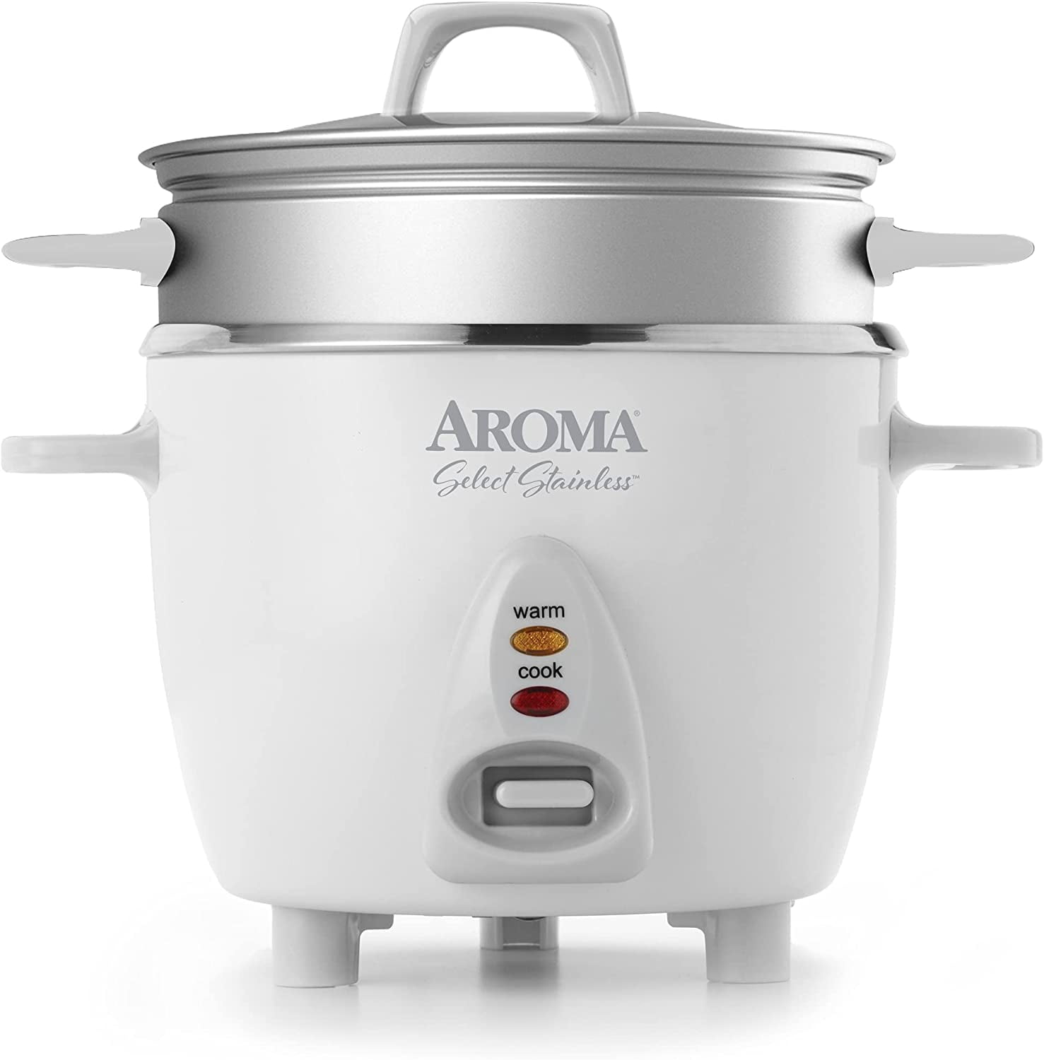 AROMA 32-Cup White Rice Cooker ARC-7216NG - The Home Depot