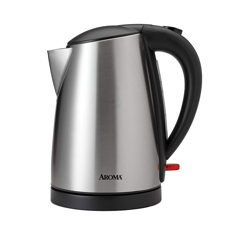 Aroma Housewares AWK-1400SB Cup Stainless Steel Electric Kettle