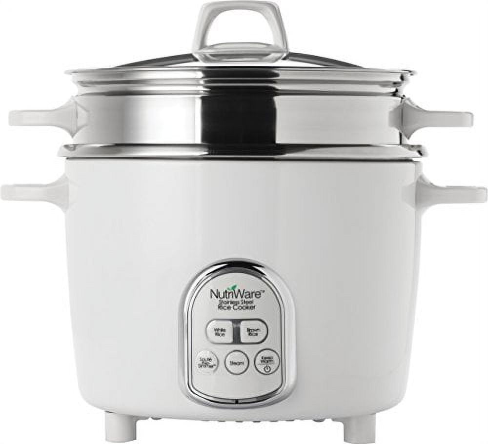 HomeCraft Rice Cooker & Food Steamer, One Touch Operation, Warm Mode, with Measuring  Cup & Spatula, Perfect For White, Brown, Long Grain, Wild & Reviews