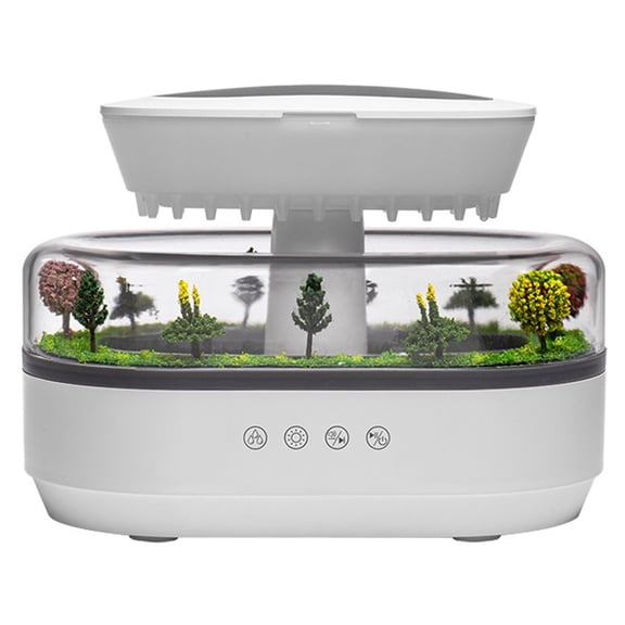 Aroma Humidifier Raindrop Air Humidifier Light White Noise Essential Oil Diffuser Ultrasonic Fragrance Diffuser US Plug