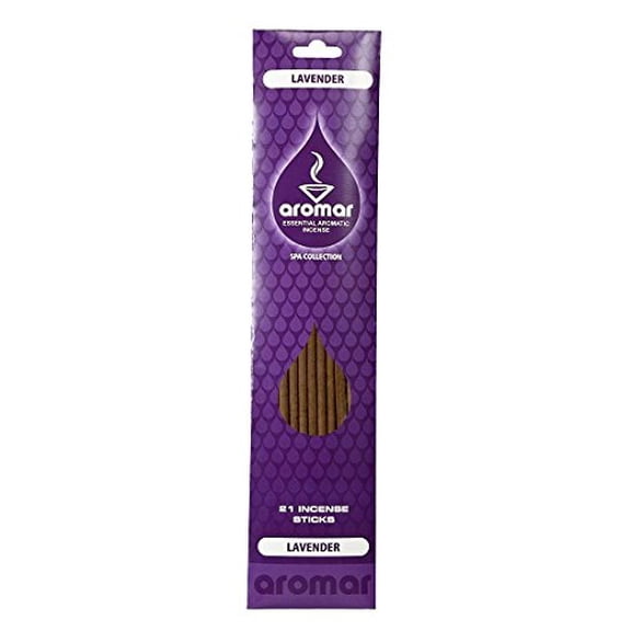 Aroma Incense Sticks - Hand-Dipped, 20 Count, Made in USA (3, Lavender Fields)