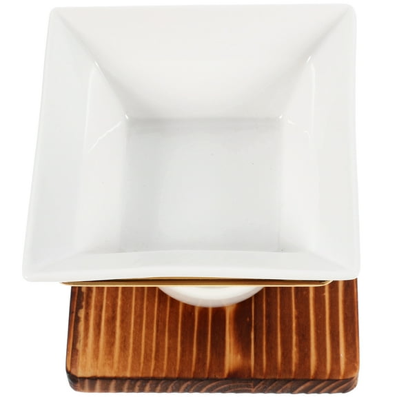 TEHAUX White Ceramic Aroma Diffuser Burner for Home with Resistance and Unique Design 1 Piece