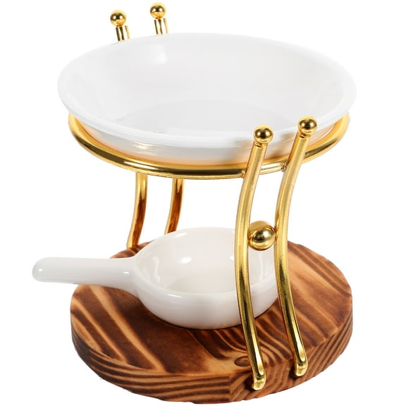 FENGGUIQU Retro Ceramic Wax Burner Essential Oil Diffuser Warmer Home Office Fragrance