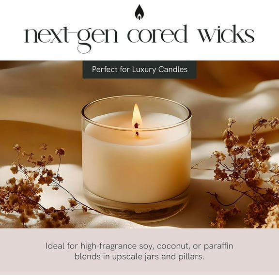 Aroma-Lite Wicks, 6" Length, Pack of 100