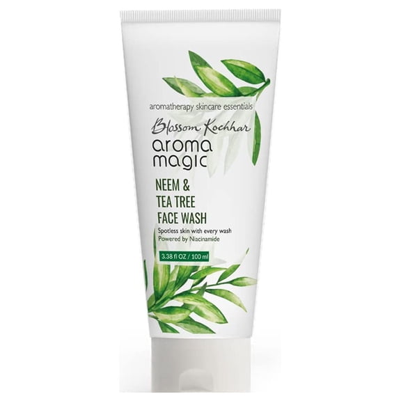 Aroma Magic Neem & Tea Tree Face Wash- 100 ml (Pwrd by Niacinamide)