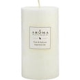 thumbnail image 1 of Aroma Naturals Pillar Candle Meditation White 1 Container, 1 of 2