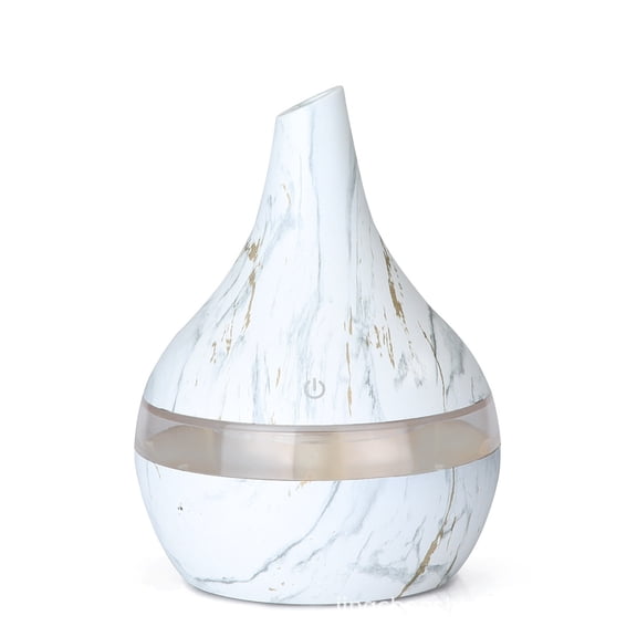 Aroma Oil Diffuser Humidifier, 300ML USB Cool Mist Humidifier with 7 Color LED Night Light Quiet Operation Easy Clean, Portable Desk Humidifier for Bedroom Office Travel