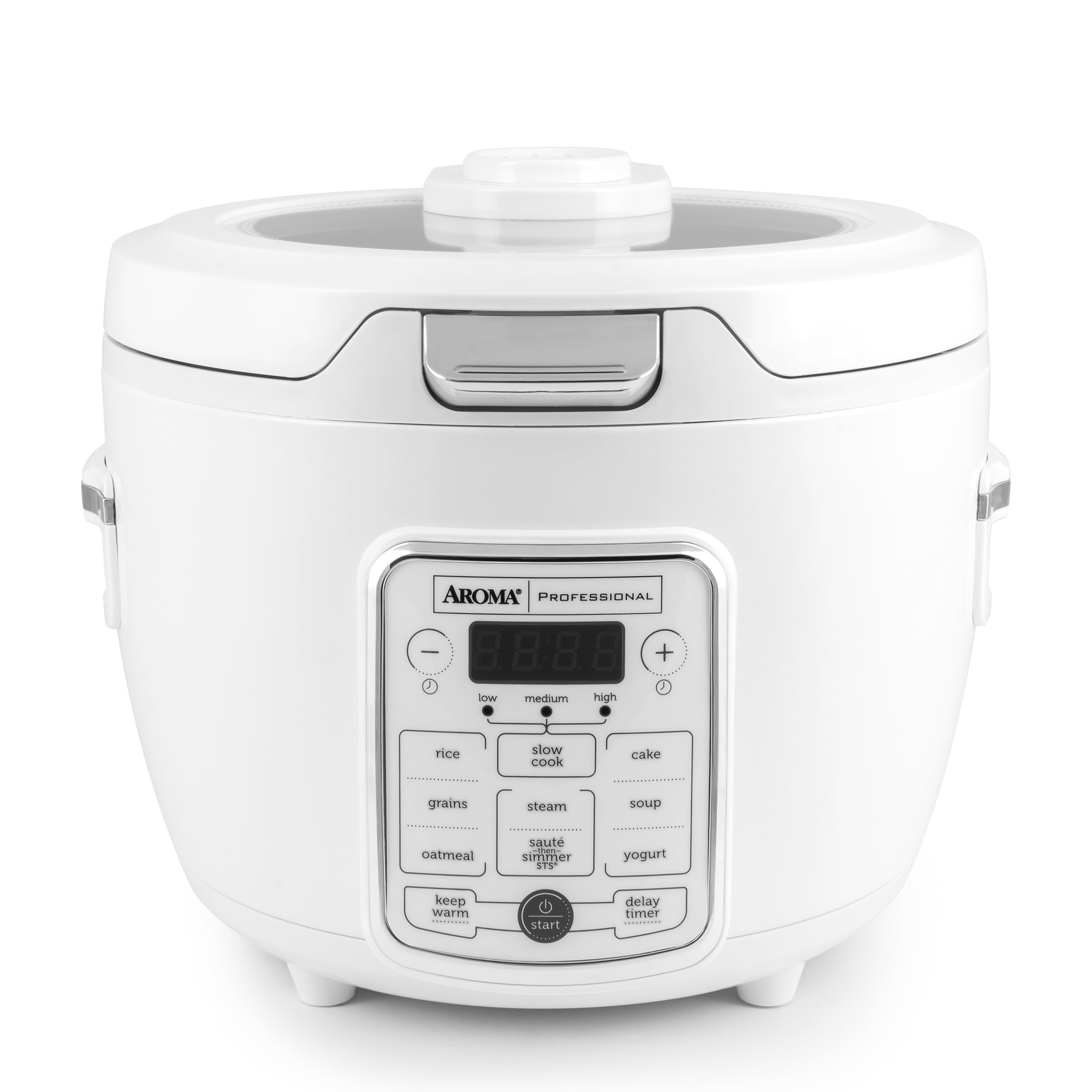 Aroma MRC 903D 3 Cup Digital Cool Touch Rice Cooker 8 H x 7 12 W x 7 12 D  White - Office Depot