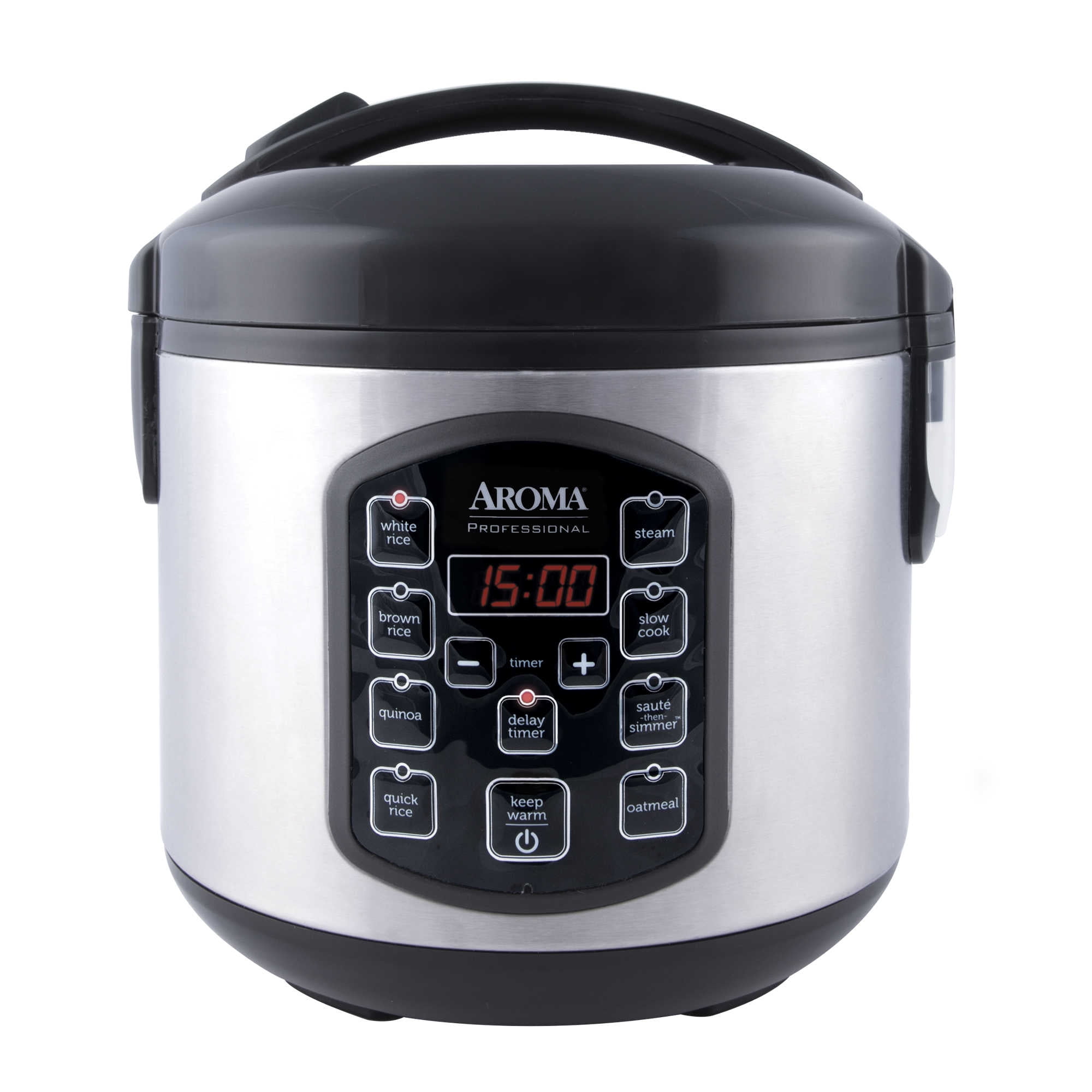 Aroma® Professional 8-Cup (Cooked) / 2Qt. Rice & Grain Multicooker ...