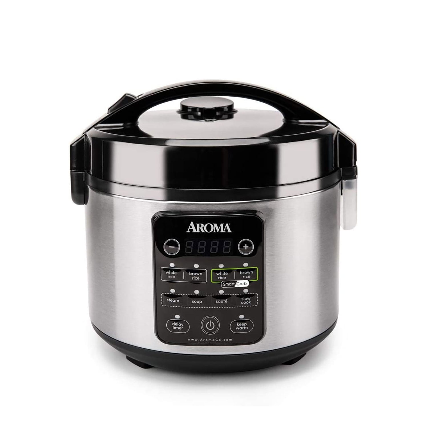 Aroma Professional Stainless Steel Multi Use 12-Cup Smart Carb
