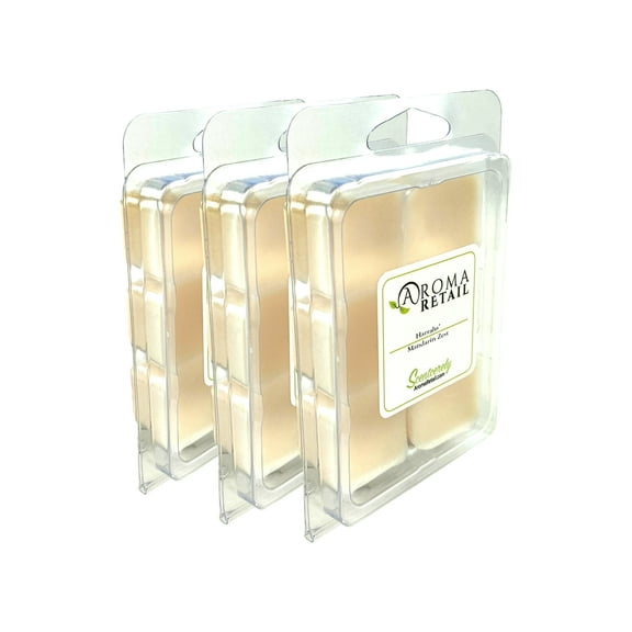 Aroma Retail Mandarin Zest Soy Wax Melts for Wax Warmer Citrus Scent, 3-Pack