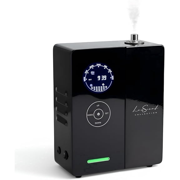 Luxscent Collection Luxor Waterless Aroma Diffuser, Covers up to 1800 Sq ft, WiFi and Bluetooth Control