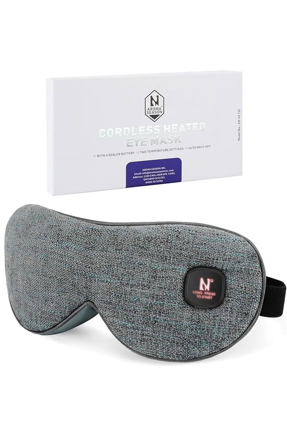 Cordless Heated Eye Mask for Dry Eyes , Warm Eye Compress for Stye Blepharitis Chalazion MGD