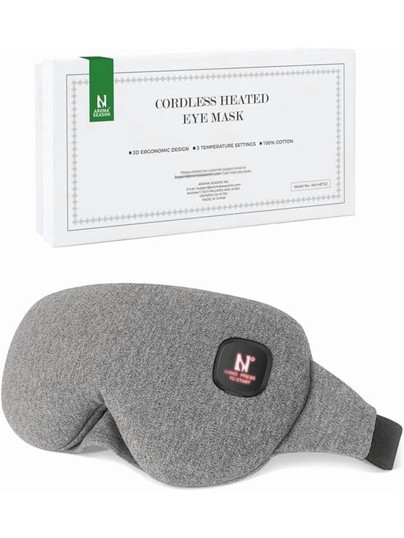 Heated Eye Mask, Warm Compress for Eyes, Cordless and Washable Design, Styes, Blepharitis, Chalazion, Gift for Men Women