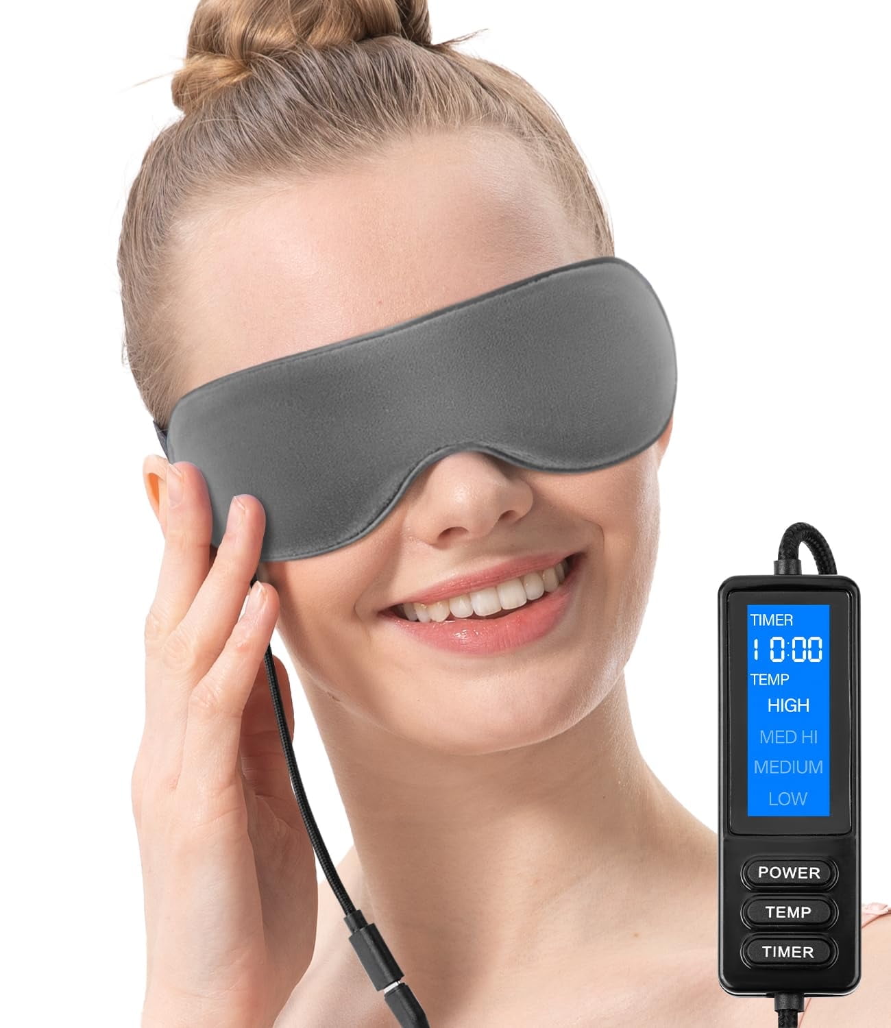 Aroma Season Heated Eye Mask, Warm Eye Compress for Stye, Dry Eyes, Blepharitis