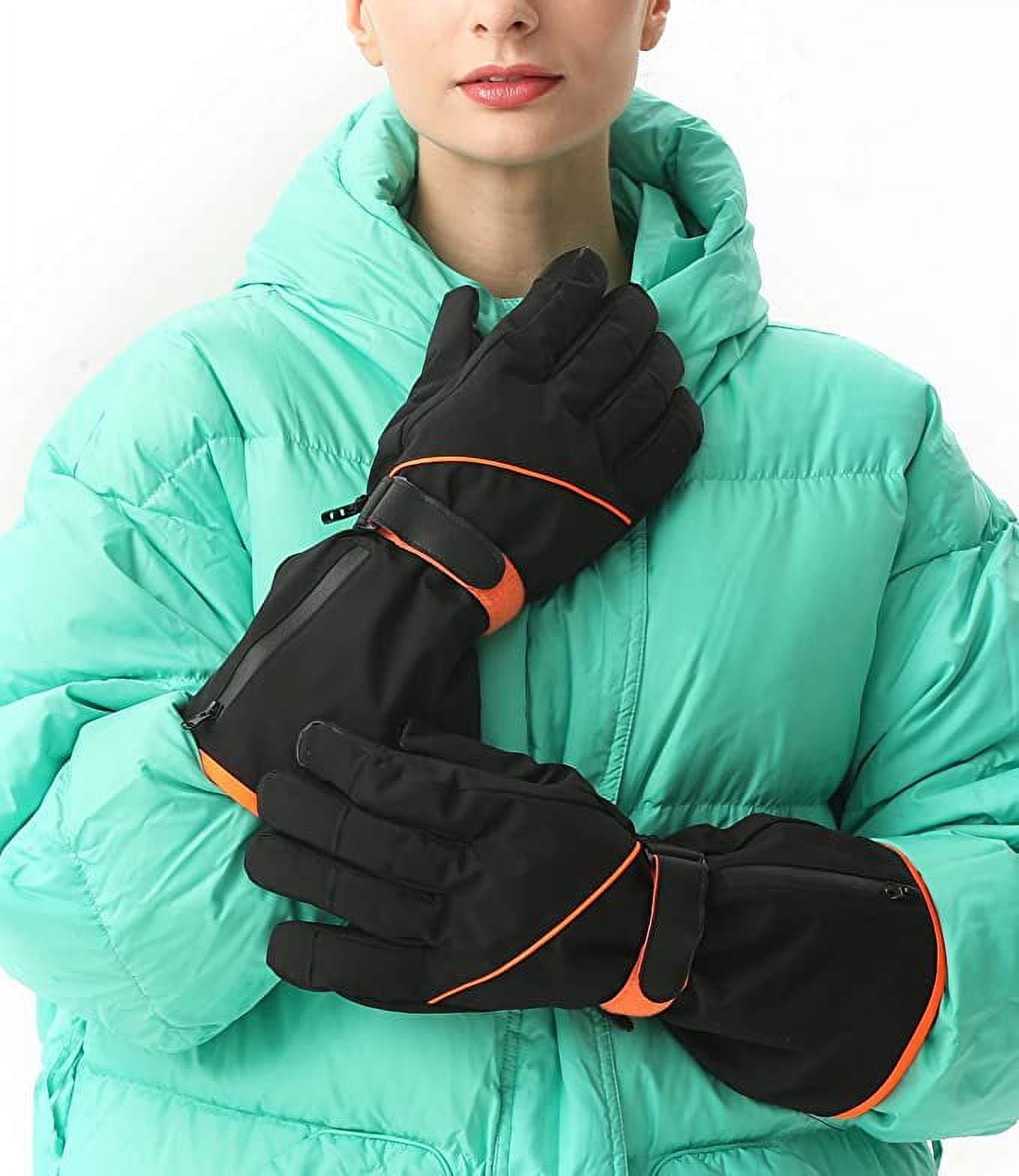 Aroma Season Rechargeable Heated Gloves for Men Women, Long Sleeve