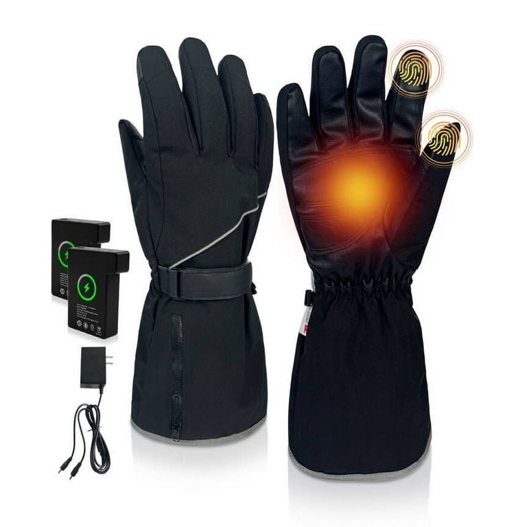 Aroma Season Rechargeable Waterproof Heated Gloves for Men Women