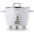 thumbnail image 1 of Aroma Select Stainless Rice Cooker & Warmer, 14-Cup(cooked) / 3Qt, ARC-757SG, 1 of 4
