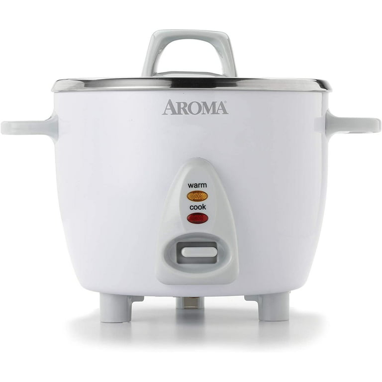  Aroma Housewares Select Stainless Rice Cooker & Warmer with  Uncoated Inner Pot, 14-Cup(cooked) / 3Qt, ARC-757SG: Strainless Steel Rice  Cooker: Home & Kitchen