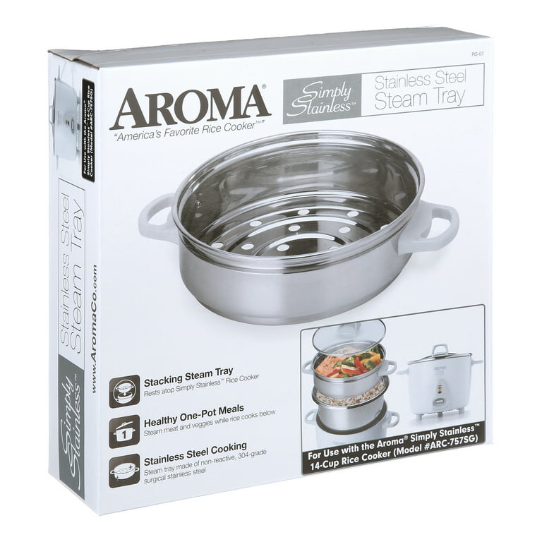 https://i5.walmartimages.com/seo/Aroma-Stainless-Steam-Tray-for-Select-Stainless-14-Cup-Rice-Cooker-ARC-757SG_054752d0-c020-49c2-8626-4db85e1644b3.1dde541e392fa0bdcf2404eca509838a.jpeg?odnHeight=768&odnWidth=768&odnBg=FFFFFF