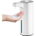 thumbnail image 1 of Aroma Touchless Automatic Soap Dispenser for Bathroom and Kitchen, Liquid Hand Soap Dispenser, Water-Resistant and Rechargeable, 9 fl oz (White), 1 of 18