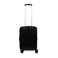 thumbnail image 1 of Aroma360 Hotel Collection Carry-On Luggage 4-Spinner Wheels Expandable Hardcase with USB Charger, GPS Tracker, Weight Scale, TSA Approved Lock, Black, 1 of 1