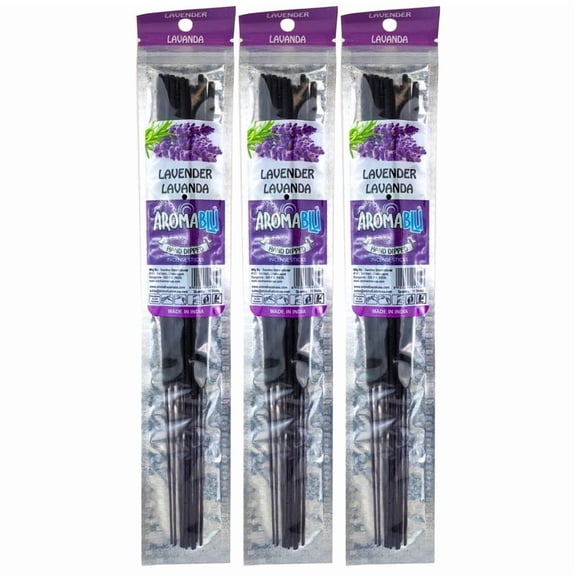 AromaBlu 11" Hand Dipped Incense 3-Pack (10-Sticks Per Pack) - Choose Your Scent