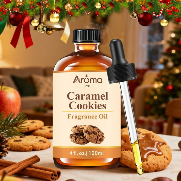 AromaLya Speculoos Cookie Fragrance Oil - 120ml Warm Spiced Biscuit Scent for Home Diffusers & DIY Crafts