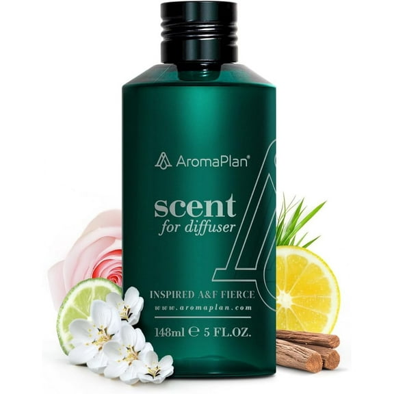 AromaPlan A+F Fierce Luxury Hotel Scent Diffuser Oil, 5 fl oz (148 ml) Bolder Aroma & Longer Lasting